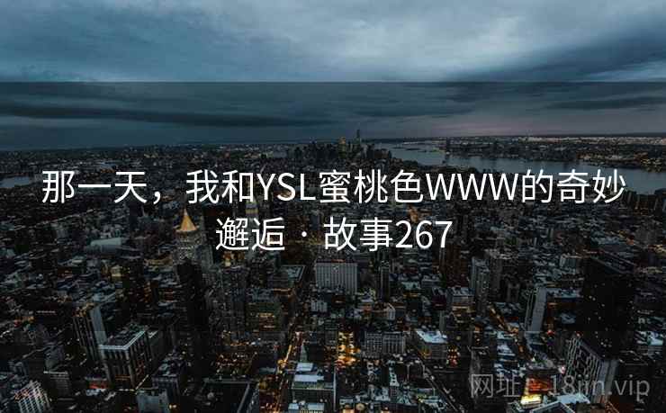 那一天,我和YSL蜜桃色WWW的奇妙邂逅 · 故事267 第1张 那一天,我和YSL蜜桃色WWW的奇妙邂逅 · 故事267 第1张